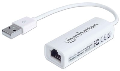 Mrežni adapter MANTATTAN, USB 2.0 (M) na LAN (RJ-45)
