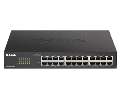 Switch D-LINK DGS-1100-24v2, Gigabit Switch 24-port, VLAN, 1U, rackmount