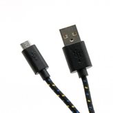 Kabel SBOX USB 2.0 (M) na micro USB (M), 1 m, crni, pleteni