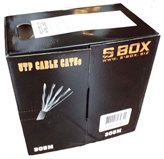 Kabel SBOX, CAT5e, UTP, kutija 305m, sivi