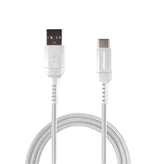 Kabel MAXMOBILE USB 2.0 na USB-C, kevlar, 1 m, bijeli