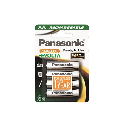 Baterija PANASONIC Evolta HHR-3XXE/4BC, AA, 4 kom, punjive, 2450mAh