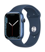 Pametni sat Apple Watch S7 GPS, 45mm Blue Aluminium Case with Abyss Blue Sport Band - Regular - preorder