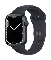 Pametni sat Apple Watch S7 GPS, 45mm Midnight Aluminium Case with Midnight Sport Band - Regular - preorder