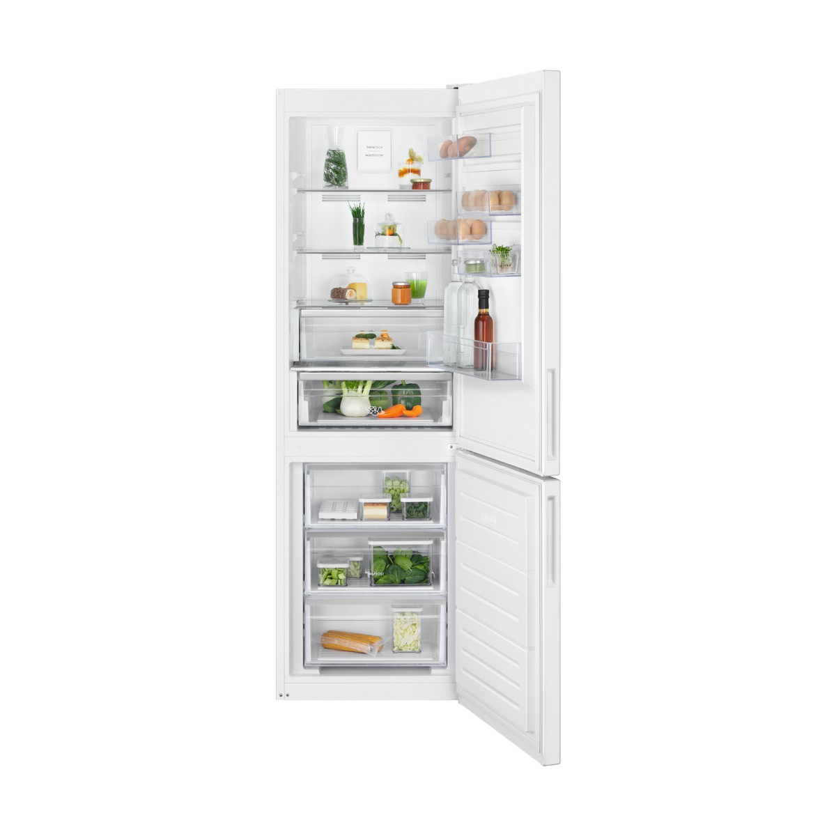 Встроенный холодильник no frost двухкамерный встраиваемый