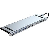 USB HUB MOYE CONNECT Multiport Hub X11 Series, USB-C na USB 3.0 / USB 2.0 / HDMI / LAN / SD