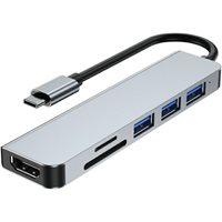 USB HUB MOYE CONNECT Multiport Hub X6 Series, USB-C na USB 3.0 / USB 2.0 / HDMI / SD