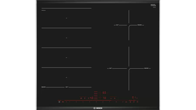 Indukcijska ploča PXE675DC1E, 4 polja, 7400 w, crna boja