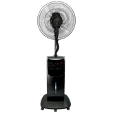 Ventilator HOME SFM 42/BK, 40 cm, s raspršivačem vode, samostojeći, crni