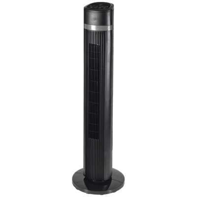 Ventilator HOME TWFR 100, 101 cm, stupni, crni
