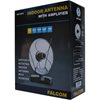 Antena FALCOM ANT-204S, sobna sa pojačalom, UHF/VHF, srebrna
