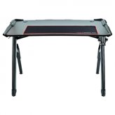 Gaming stol BYTEZONE GT06 Advanced, LED-RGB, podloga za tipkovnicu/miš, crni