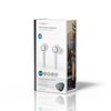 Slušalice Nedis HPBT5055WT, Bežične, Bluetooth, Bijele