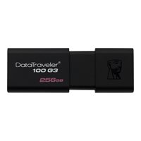 Memorija USB 3.0 FLASH DRIVE, 256 GB, KINGSTON DT 100 G3, DT100G3/256GB, crni