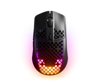 Miš STEELSERIES Aerox 3 Wireless 2022 Edition, optički, bežični, RGB, 18000 CPI, mat crni, USB