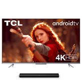 LED TV 43" TCL 43P725, Android TV, UHD 4K, DVB-T2/C/S2, HDMI, Wi-Fi, USB, BT - energetska klasa F + Soundbar TCL TS3100