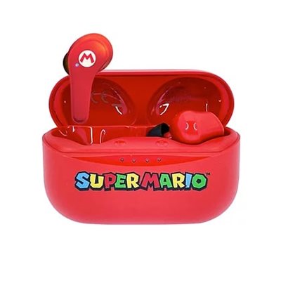 Slušalice OTL Super Mario, bežične, Bluetooth, crvene