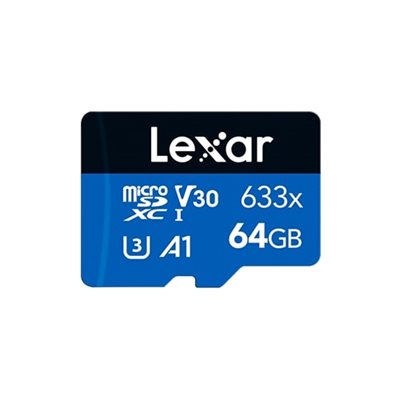 Memorijska kartica LEXAR High-Performance 633x, microSDXC 64GB, Class 10 UHS-I