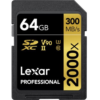 Memorijska kartica LEXAR Professional 2000x, SDXC 64GB, Class 10 UHS-II