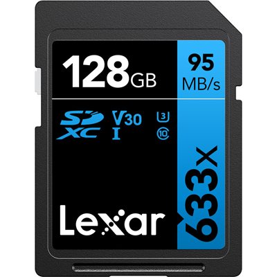 Memorijska kartica LEXAR Professional 633x, SDXC 128GB, Class 10 UHS-I