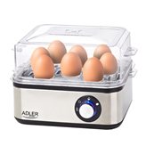 Kuhalo za jaja ADLER AD4486, 800 W, za 8 kom, inox