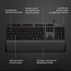 Tipkovnica LOGITECH Gaming G513 Carbon, RGB, mehanička, GX Brown Tactile, US layout, crna