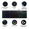 Tipkovnica LOGITECH Gaming G815 Clicky, RGB, mehanička, US layout, USB, crna