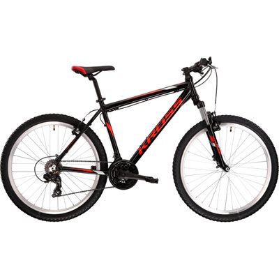Bicikl KROSS Hexagon M 26 S, vel. M, Shimano Tourney, kotači 26˝, crno-crvena
