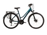 Bicikl KROSS Trans 8.0 Women, vel. L, Shimano, kotači 28˝, plavo-crni