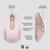 Miš LOGITECH M650 L, bežični, optički, 4000dpi, USB, Bluetooth, rozi