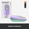 Miš LOGITECH POP, bežični, optički, 1000dpi, USB, Bluetooth, ljubičasto-zeleni