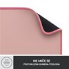 Podloga za miš, LOGITECH Desk Mat Studio, soft, roza