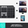 Tipkovnica LOGITECH MX Keys Advanced Illuminated za Apple, bežična, Bluetooth, crna