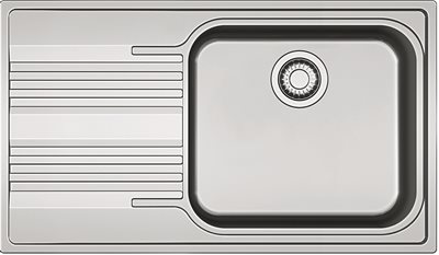 Sudoper FRANKE SRX 611-86 LB-D, 86x50cm, dubine 20cm, inox, srebrni