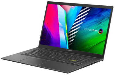 Laptop ASUS Vivobook 15 OLED K513EA-OLED-L721T / Core i7 1165G7, 16GB, 512GB SSD, Intel Graphics, 15.6 FHD IPS, Windows 10, srebrni