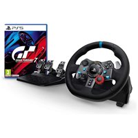 Volan LOGITECH G29 Driving Force Racing Wheel, Gaming, PC/PS3/PS4, USB + Gran Turismo 7 25th Anniversary Edition  PS4/PS5
