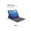 Tipkovnica LOGITECH Combo Touch, bežična, za Apple, iPad PRO 12,9", UK layout