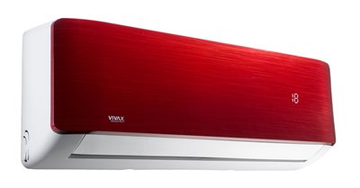Klima uređaj VIVAX ACP-12CH35AERI+ RED R32, Inverter, 3,52/3,81 kW, energetski razred A++/A+, crvena