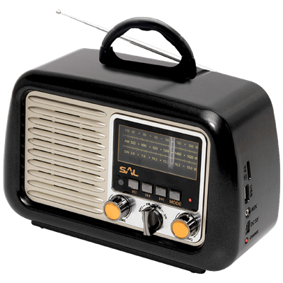 Radio prijemnik SAL RRT 2B retro, 4u1, FM, MP3, AUX