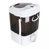 Mini perilica rublja CAMRY CR8054, s funkcijom centrifuge, 400 W, 3/1 kg, crno-bijela