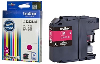 Tinta BROTHER LC-525XL magenta za MFC-J200, DCP - J100, J105