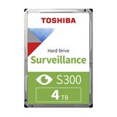 Tvrdi disk 4000GB TOSHIBA S300, HDWT740UZSVA, SATA3, 256MB cache, Surveillance, 5400 okr./min., 3.5", za desktop