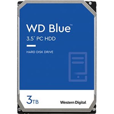 Tvrdi disk 3000 GB WESTERN DIGITAL Blue, WD30EZAZ, SATA3, 64MB cache, 5400okr./min, 3.5", za desktop