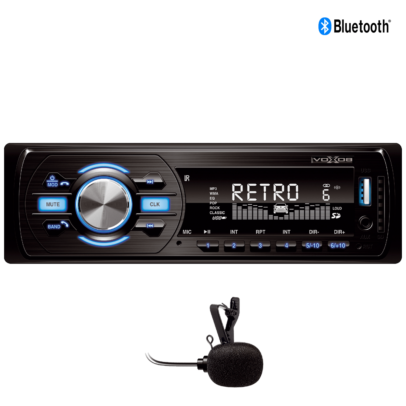 Auto radio SAL VB 4000, 4 x 45 W, Bl - 020.216.003 - Links