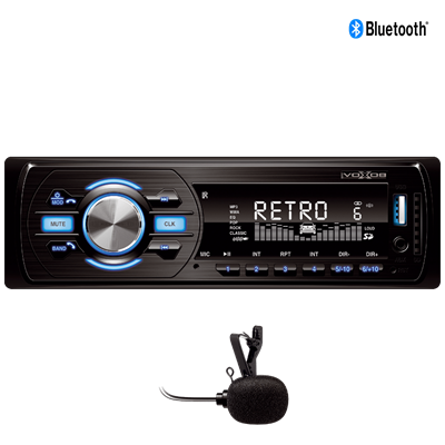 Auto radio SAL VB 4000, 4 x 45 W, Bluetooth, FM, USB/SD/AUX, daljinski