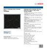 Ugradbena ploča BOSCH PIF645BB5E, indukcijska, 60 cm, 4 zone, inox rub, crna