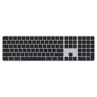 Tipkovnica Apple Magic Keyboard (2021) with Touch ID and Numeric Keypad, HR znakovi, Bluetooth, sivo/crna, mmmr3cr/a