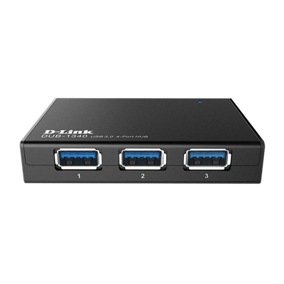 USB HUB D-LINK DUB-1340, USB 3.0, 4-portni, vanjski strujni adapter