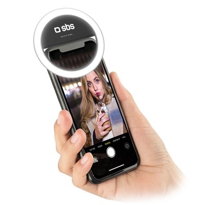 Svjetlosni prsten SBS Selfie ring light, crni