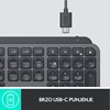Tipkovnica LOGITECH MX Keys Plus Advanced Illuminated, bežična, Bluetooth, UK + HR layout, crna
